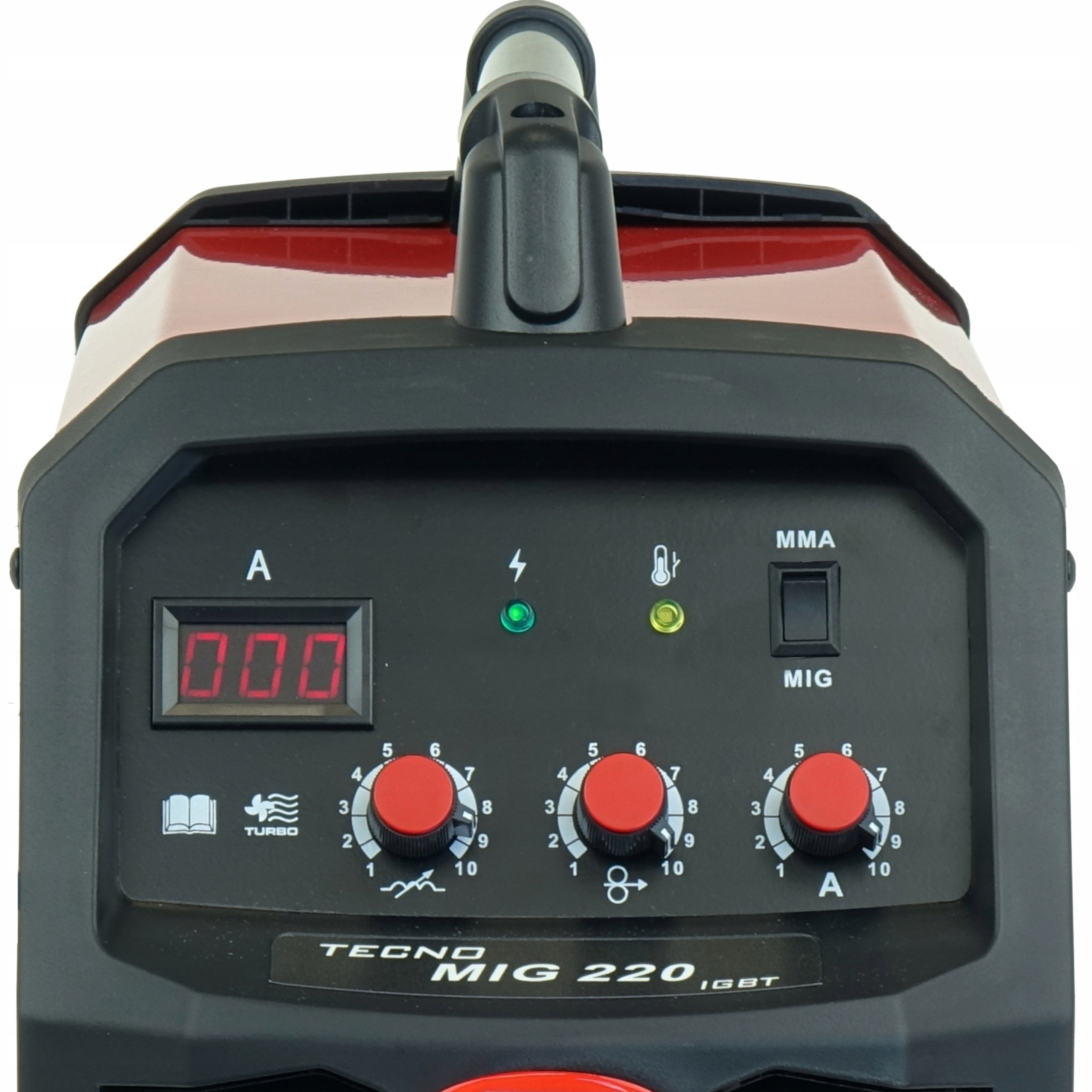 Spawarka inwertorowa TECNO MIG 220 MIG MAG MMA 230V zestaw + przyłbica - obrazek 12