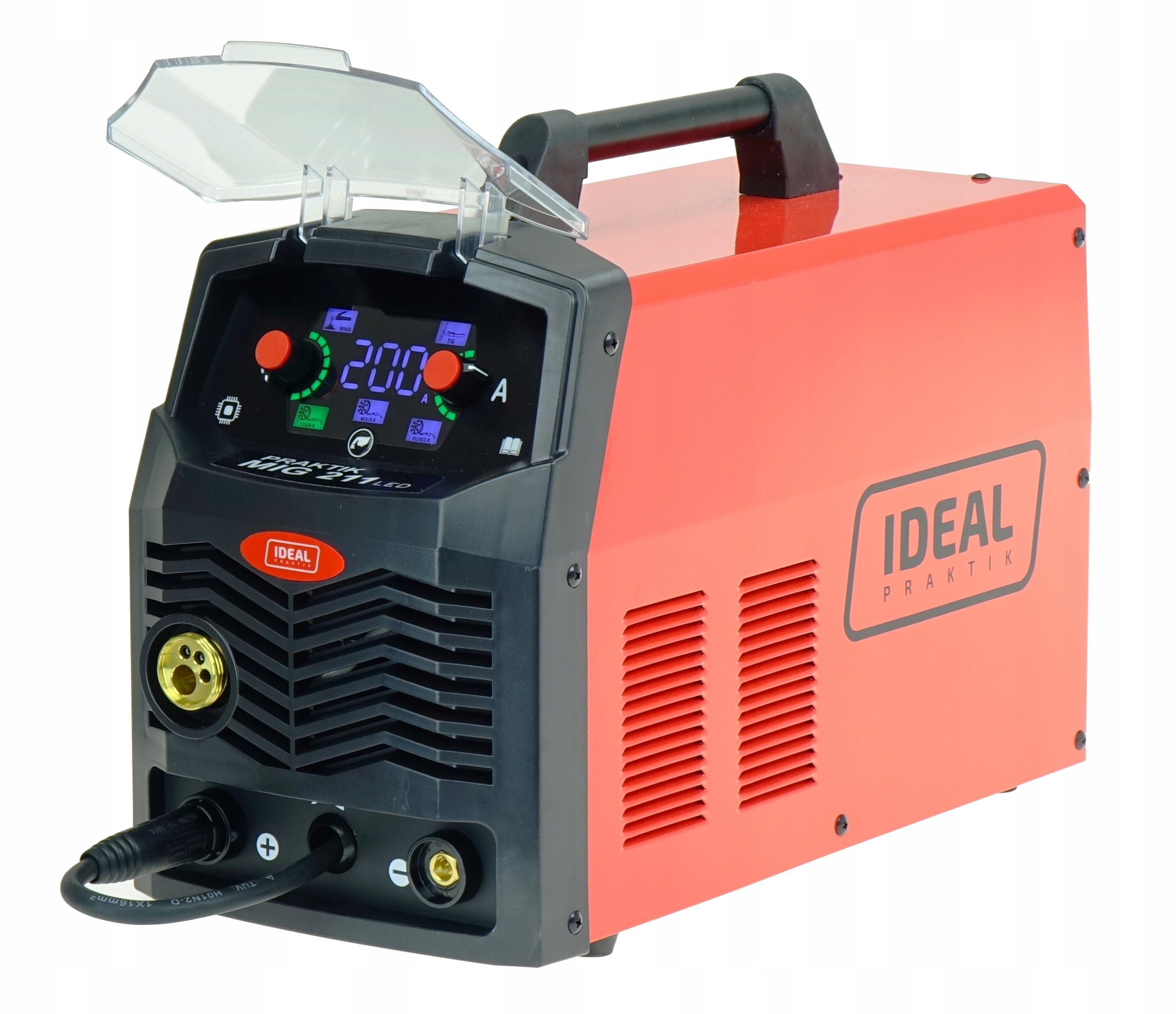 Spawarka MIGOMAT 3w1 Ideal Praktik MIG 211 Synergia LED MIG MMA TIG DC - obrazek 4