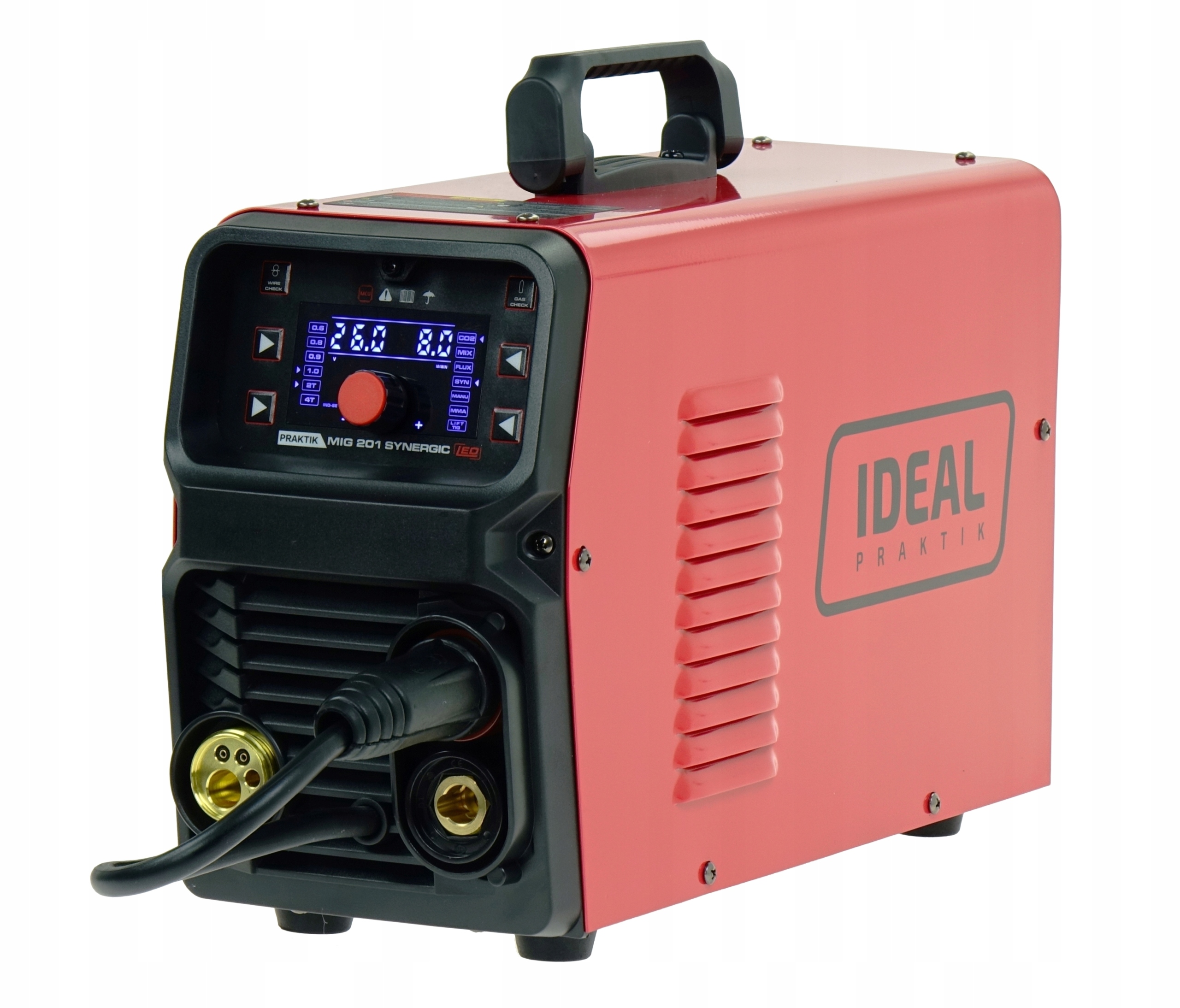 Spawarka MIGOMAT 3w1 Ideal Praktik MIG 201 Synergia LED 200A MIG MMA TIG - obrazek 12
