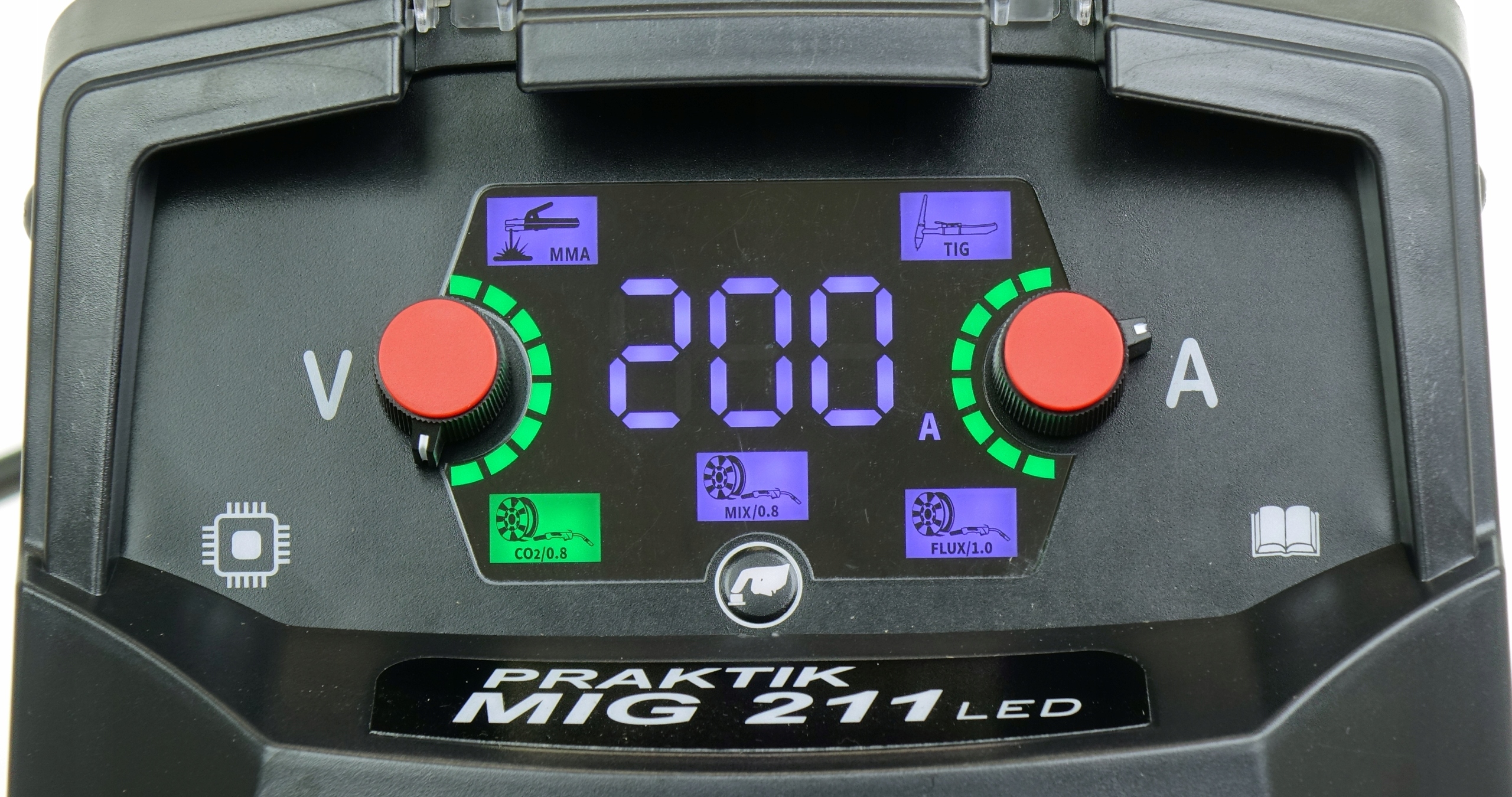 Spawarka MIGOMAT 3w1 Ideal Praktik MIG 211 Synergia LED MIG MMA TIG DC - obrazek 8