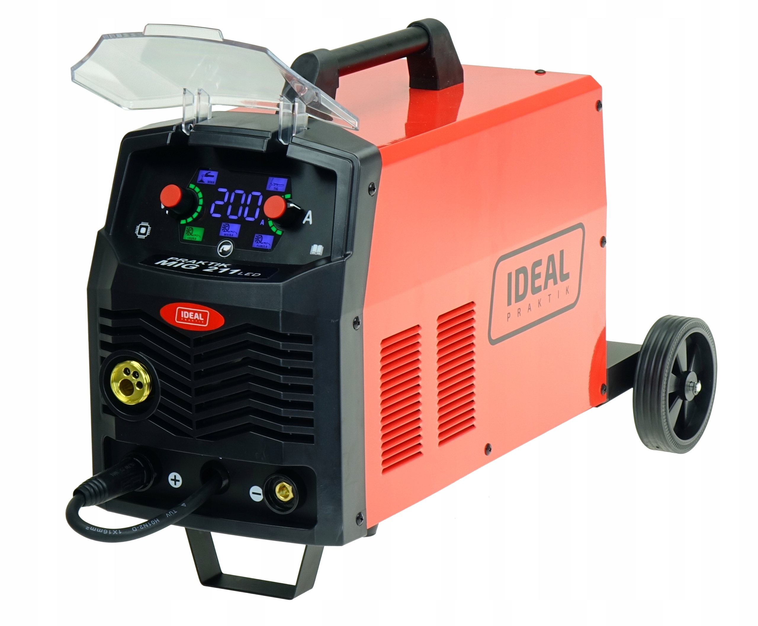 Spawarka MIGOMAT 3w1 Ideal Praktik MIG 211 Synergia LED MIG MMA TIG DC - obrazek 11