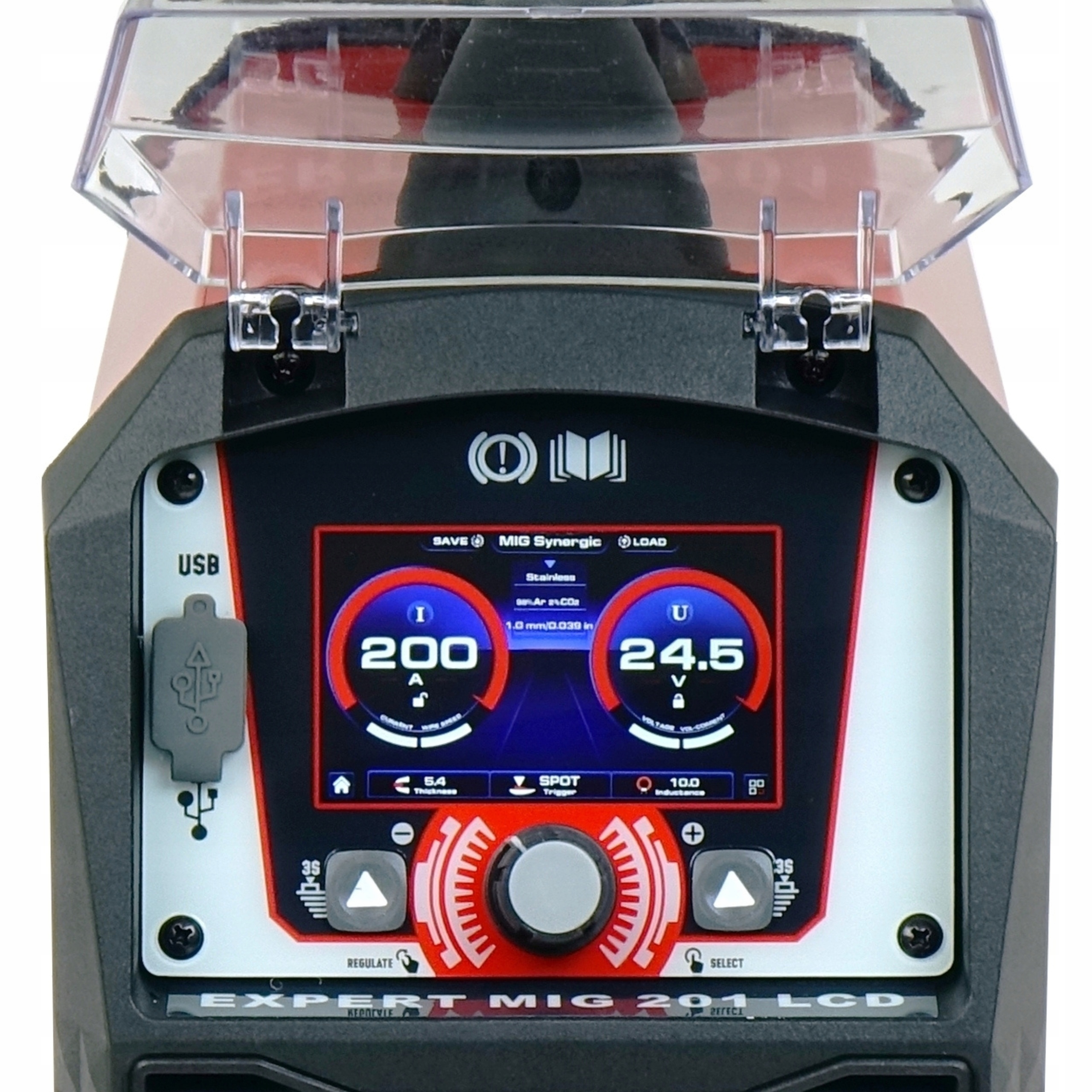 Spawarka MIGOMAT IDEAL Expert MIG 201 LCD Synergia MAG MMA TIG 200A 230V - obrazek 3