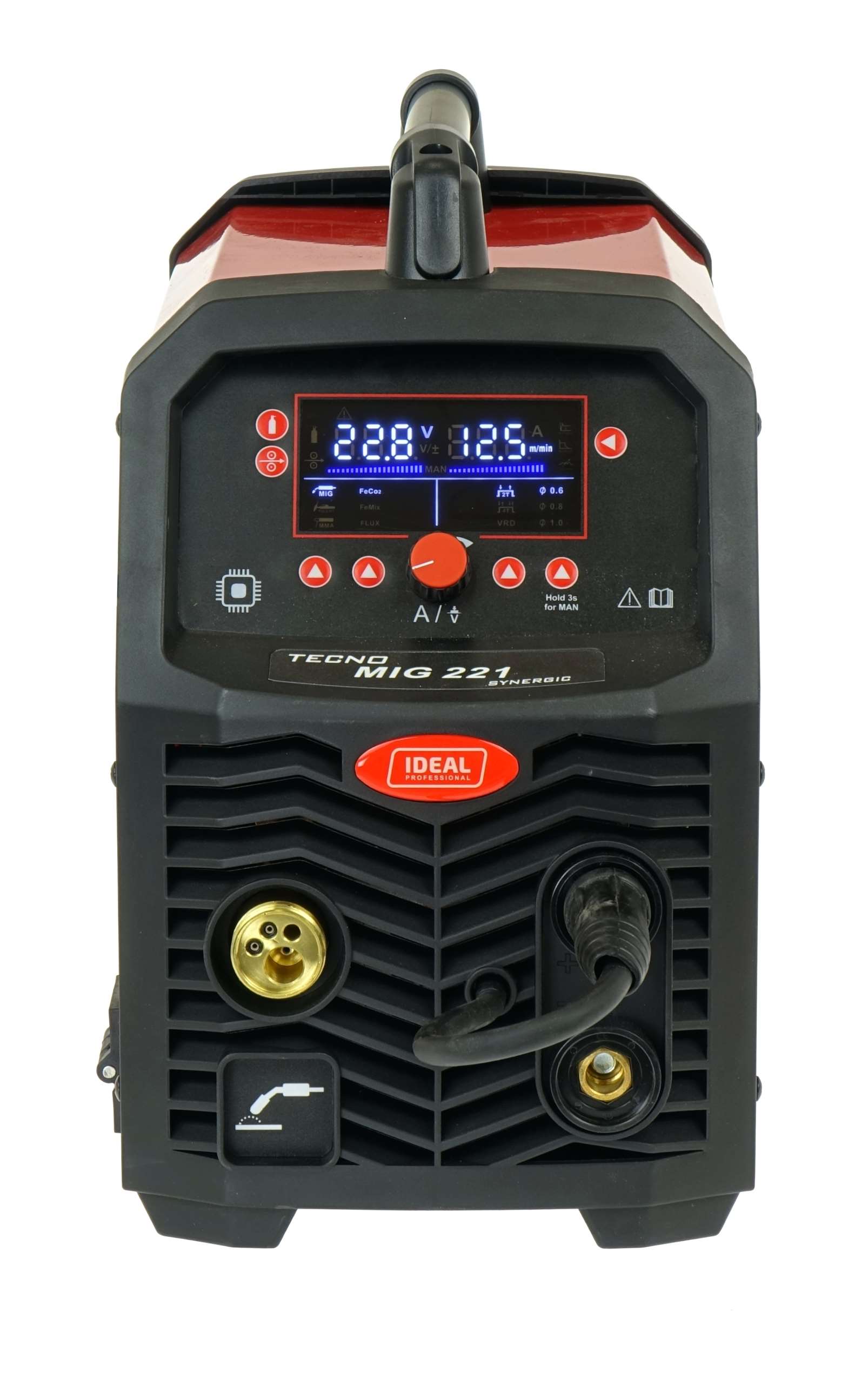Spawarka MIGOMAT TECNO MIG 221 SYNERGIC MIG/MAG, MMA, TIG LIFT TIG FLUX - obrazek 4