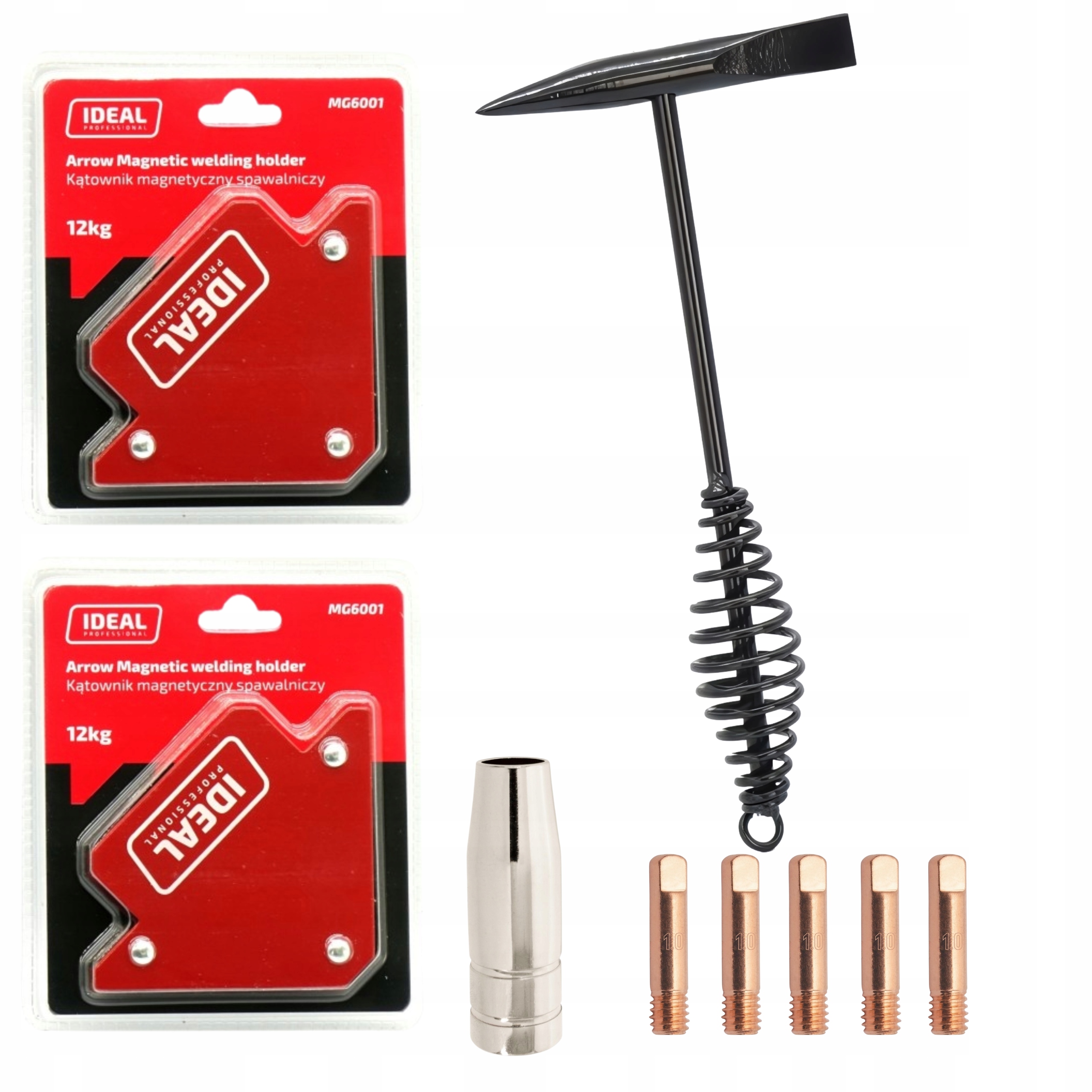 Spawarka MIGOMAT TECNO MIG 224 SYNERGIC LED 4x4 MMA FLUX TIG LIFT 230V 220A - obrazek 16