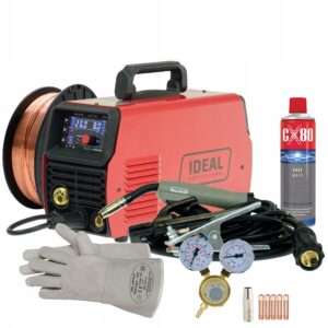 Spawarka MIGOMAT 3w1Ideal TecnoMig 202 Synergia LED MIG MMA TIG FLUX zestaw