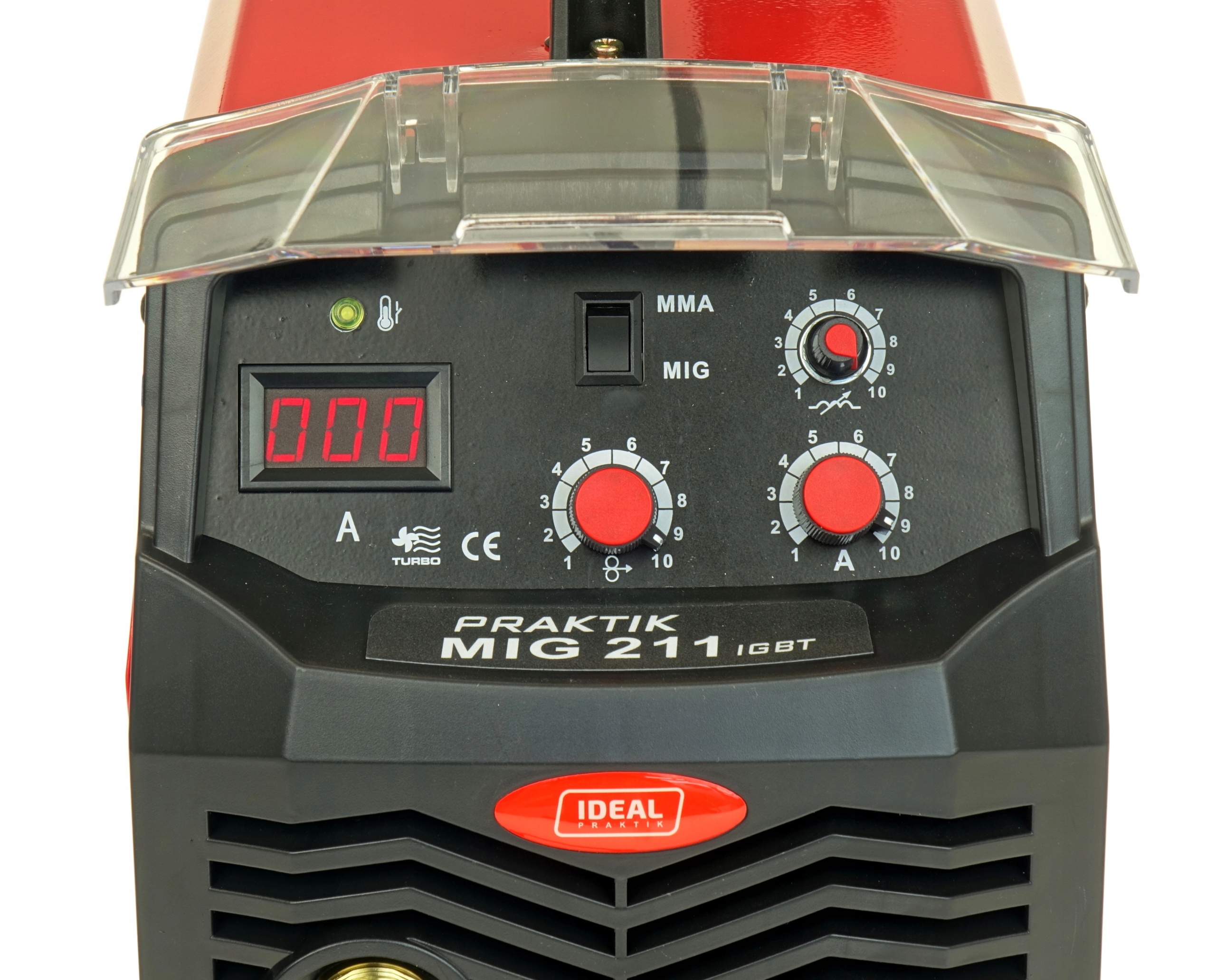 Spawarka Migomat Ideal Praktik MIG 211 MMA Digital 3w1 FLUX Indukcyjność 1szt - obrazek 9