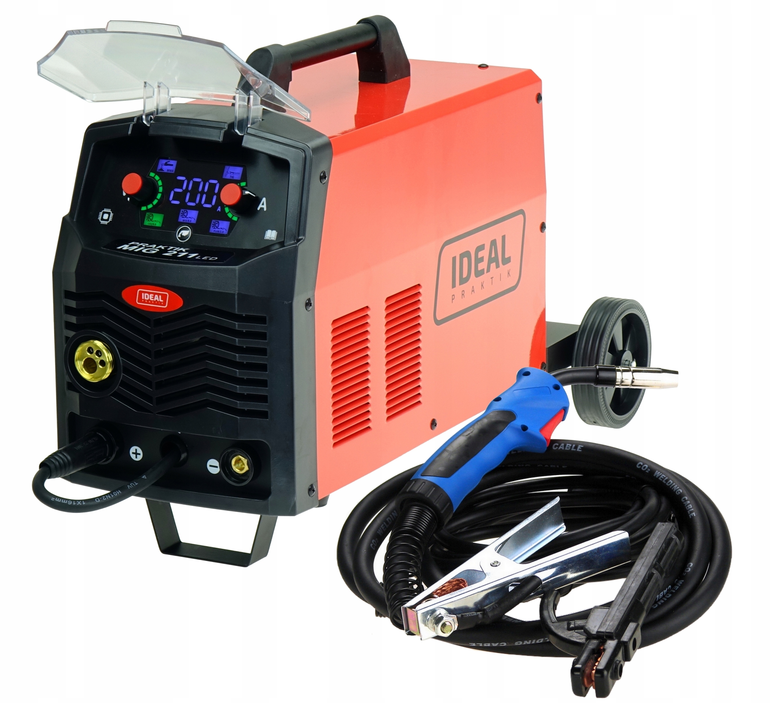 Spawarka MIGOMAT 3w1 Ideal Praktik MIG 211 Synergia LED MIG MMA TIG DC - obrazek 3