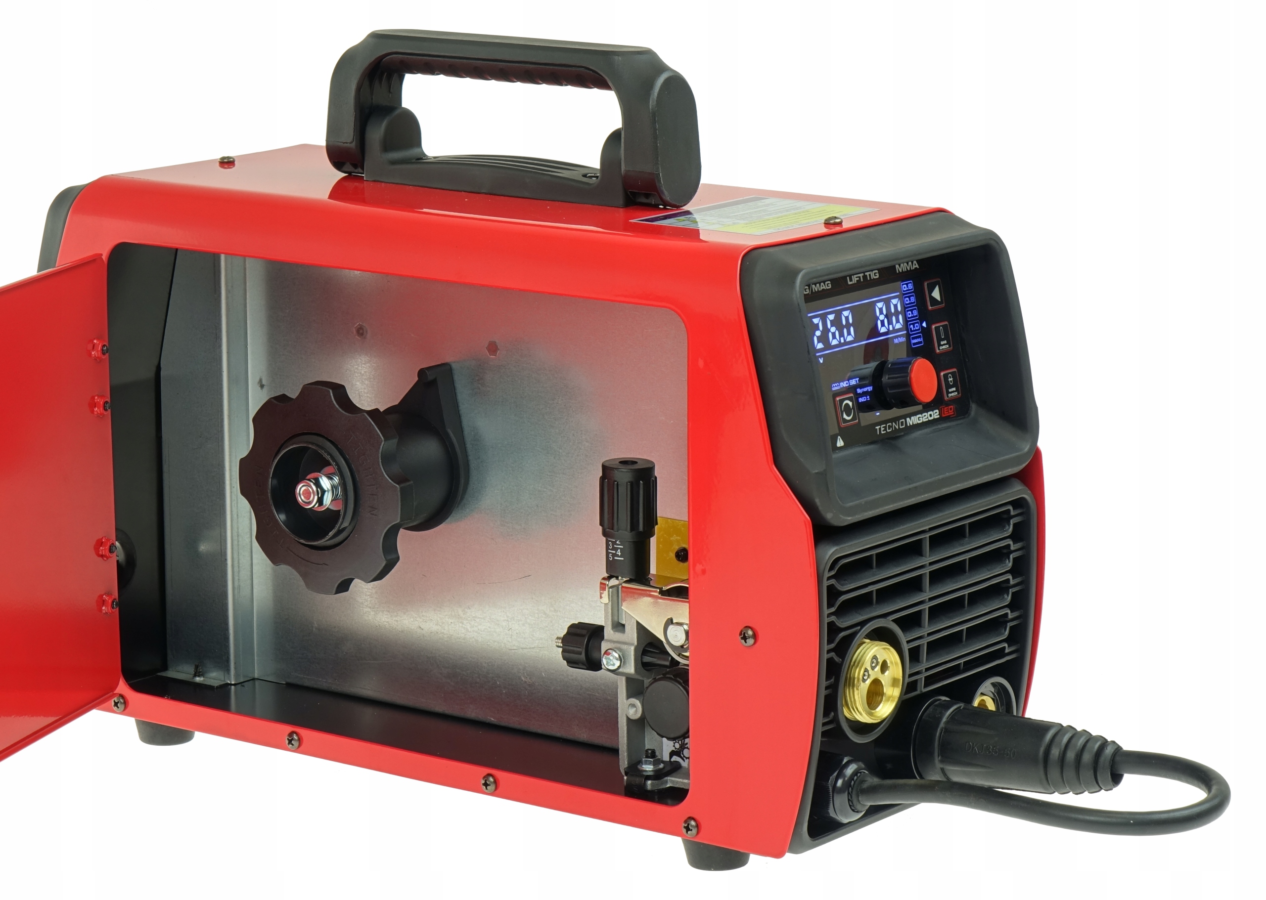 Spawarka MIGOMAT 3w1Ideal TecnoMig 202 Synergia LED MIG MMA TIG FLUX zestaw - obrazek 5