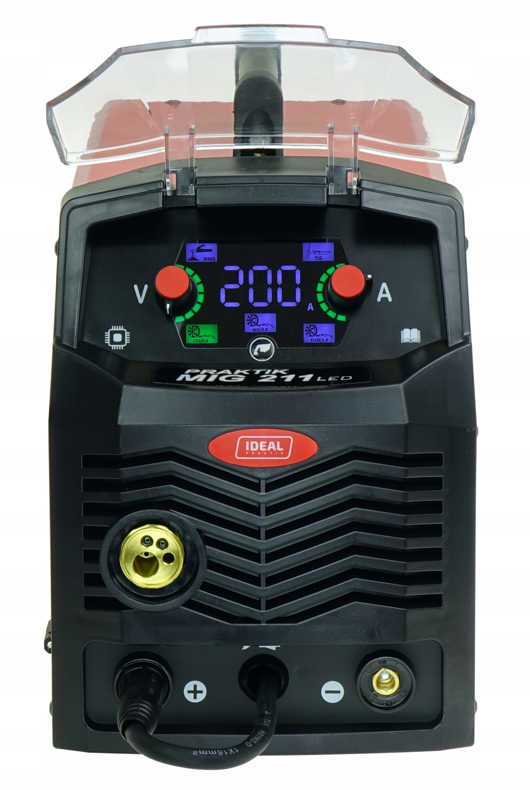 Spawarka MIGOMAT 3w1 Ideal Praktik MIG 211 Synergia LED MIG MMA TIG DC - obrazek 9