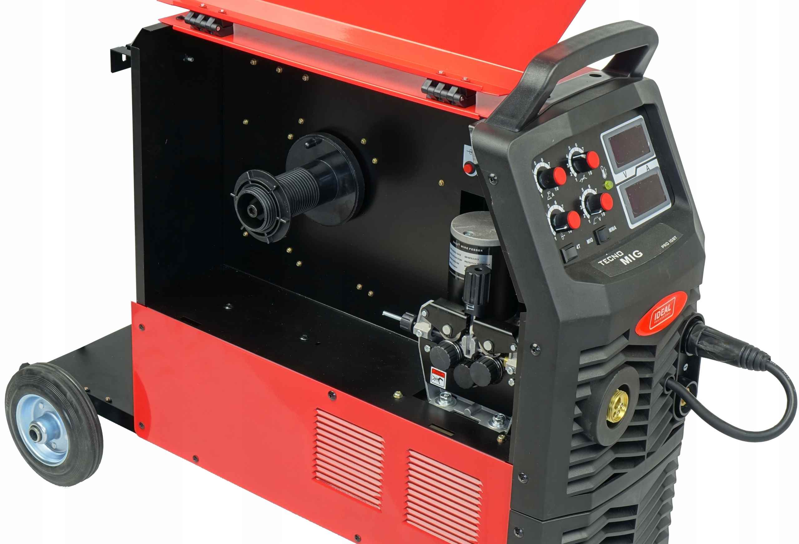 Spawarka migomat 2w1 TECNO MIG 330 4x4 DIGITAL MMA 330A MIG MAG MMA 400V - obrazek 7
