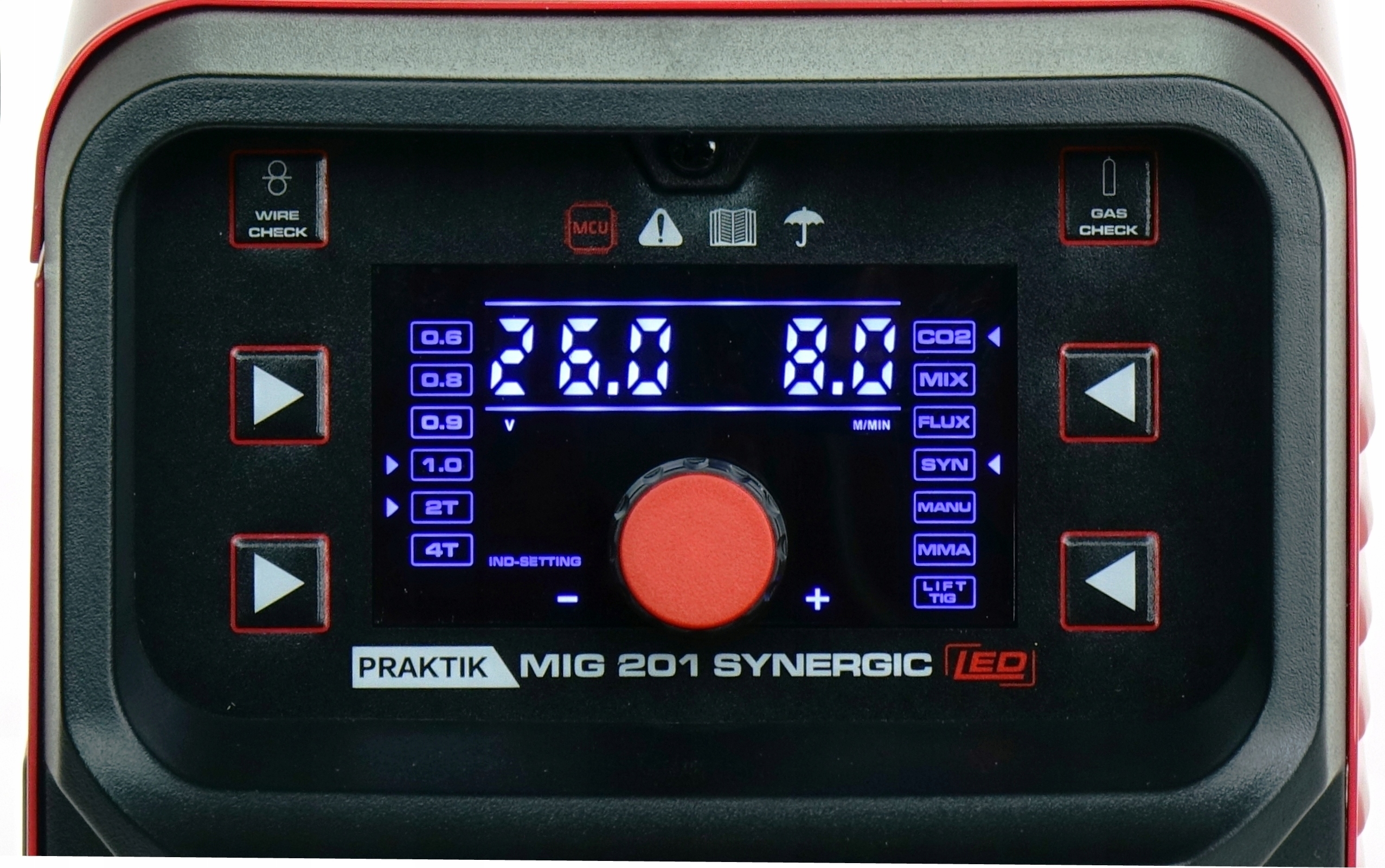 Spawarka MIGOMAT 3w1 Ideal Praktik MIG 201 Synergia LED 200A MIG MMA TIG - obrazek 10