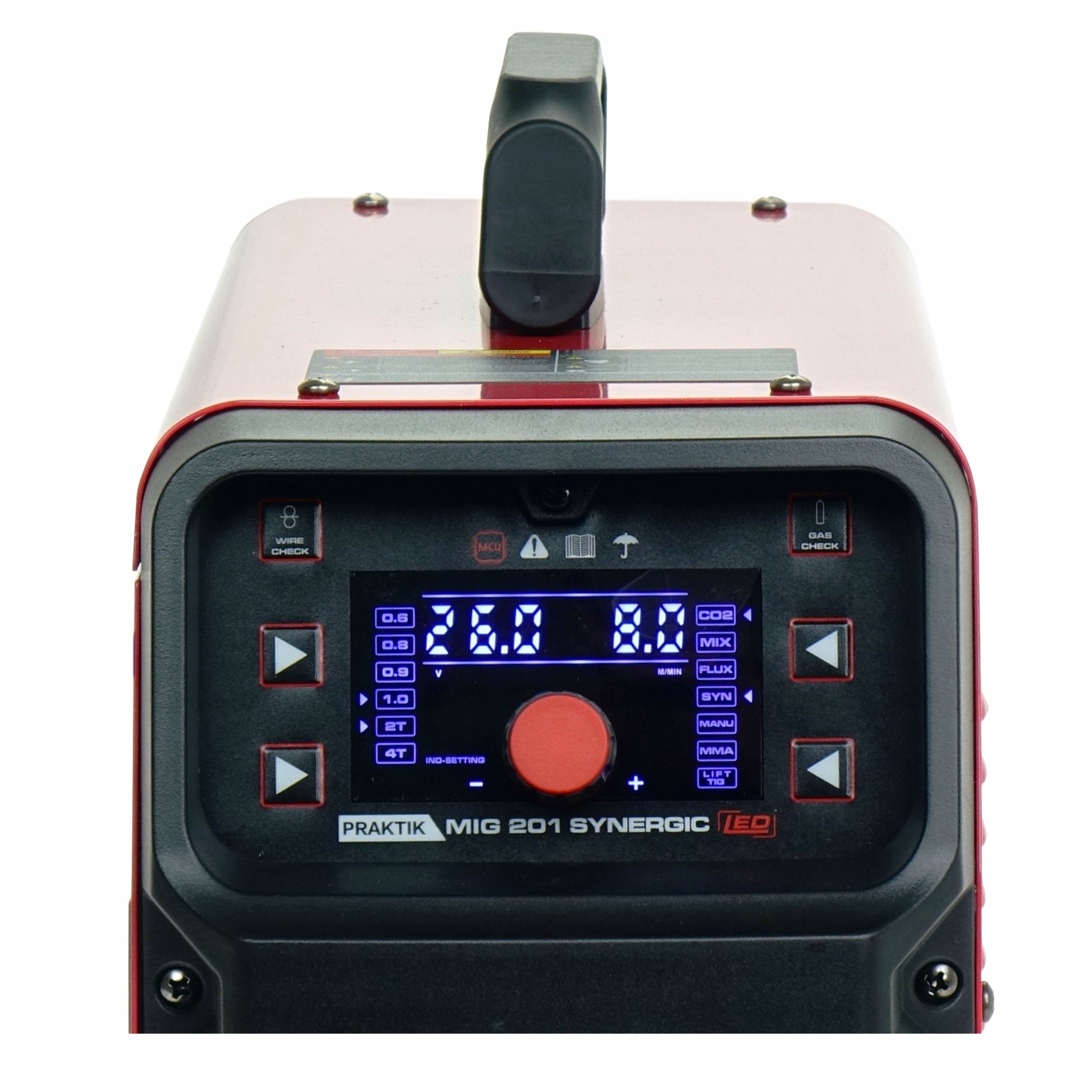 Spawarka MIGOMAT 3w1 Ideal Praktik MIG 201 Synergia LED 200A MIG MMA TIG - obrazek 5