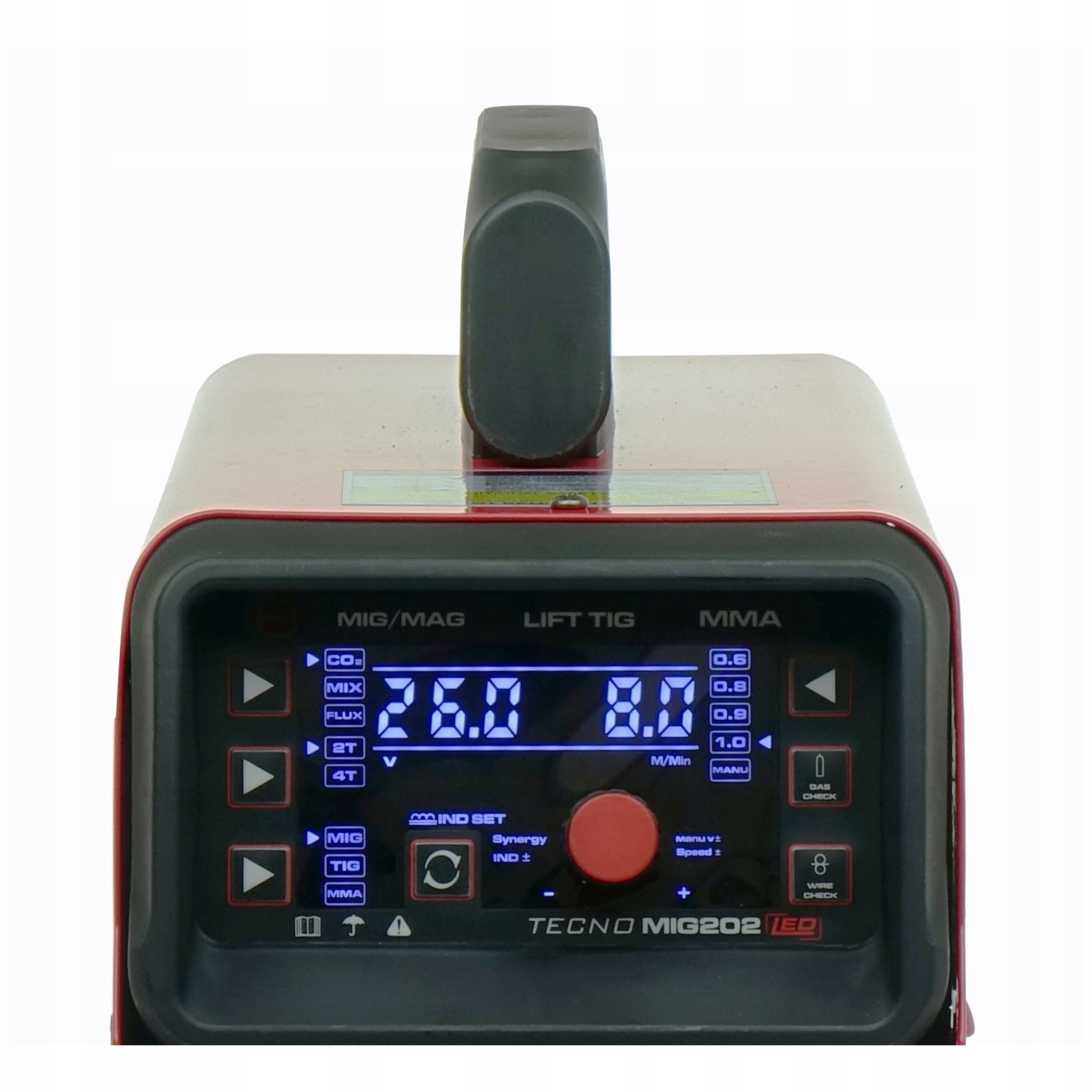Spawarka MIGOMAT 3w1Ideal TecnoMig 202 Synergia LED MIG MMA TIG FLUX zestaw - obrazek 11