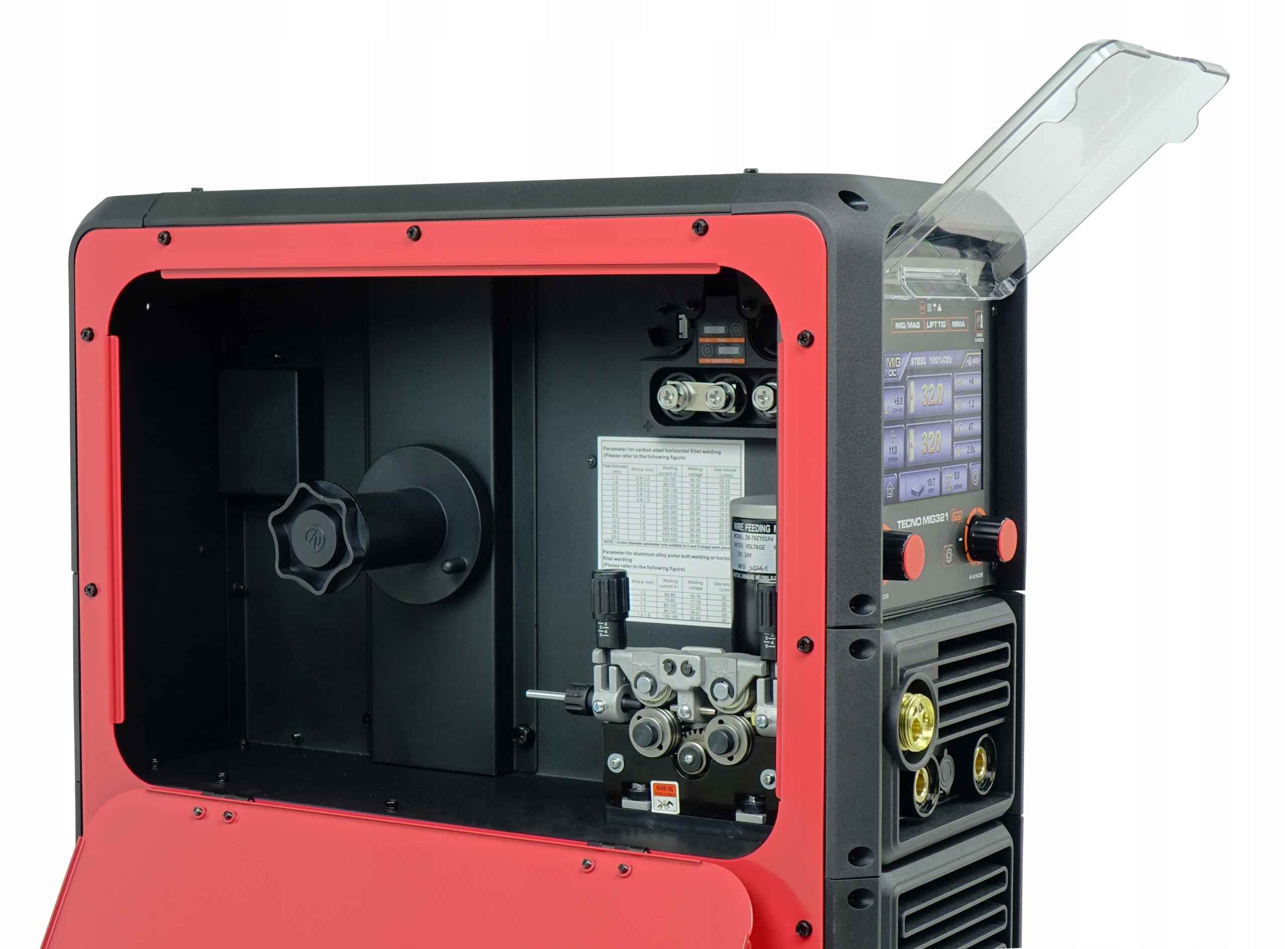 SPAWARKA MIGOMAT PÓŁAUTOMAT 320A MMA TIG TECNOMIG 321 LCD SYNERGIC IDEAL - obrazek 3