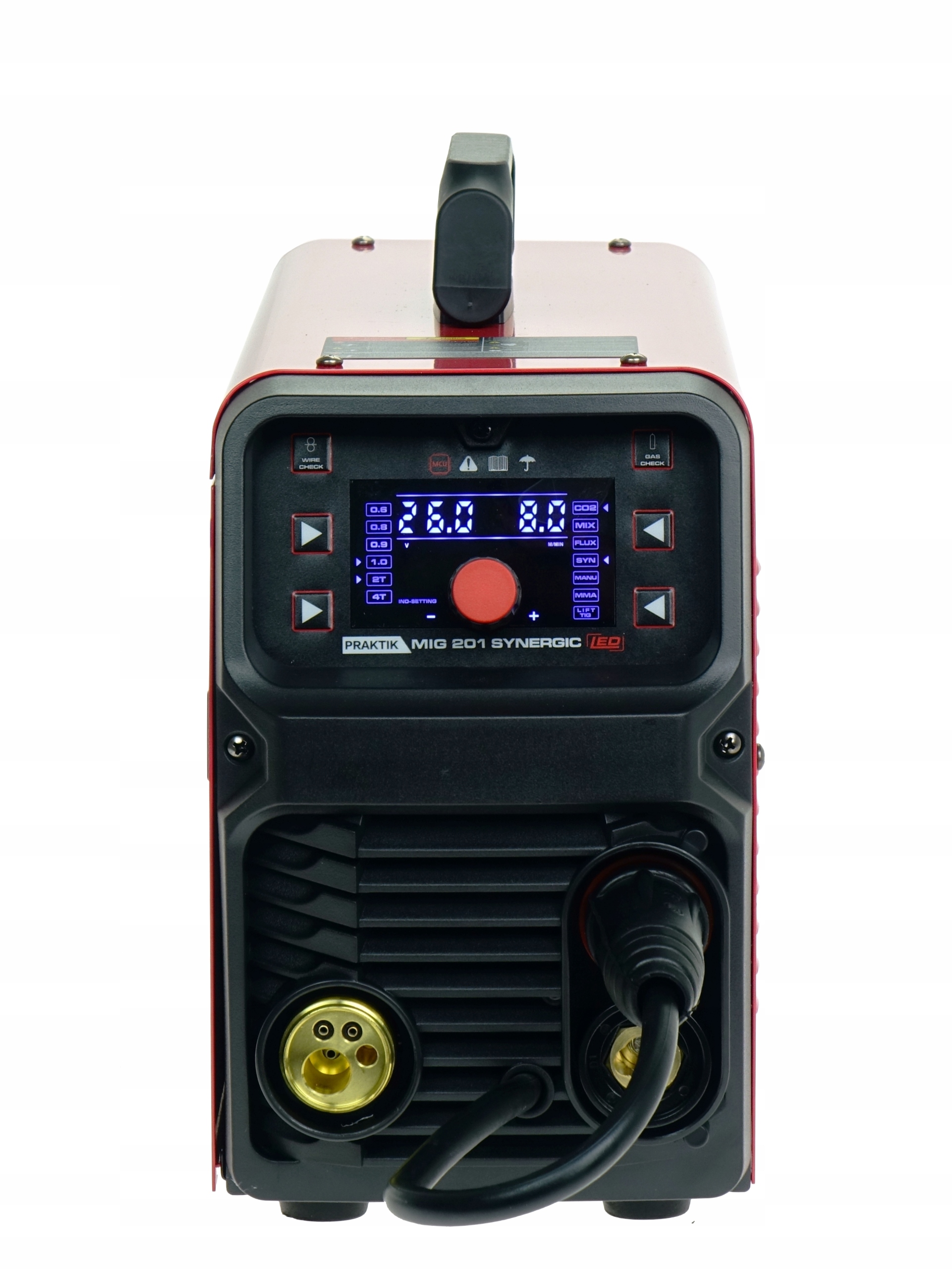Spawarka MIGOMAT 3w1 Ideal Praktik MIG 201 Synergia LED 200A MIG MMA TIG - obrazek 11