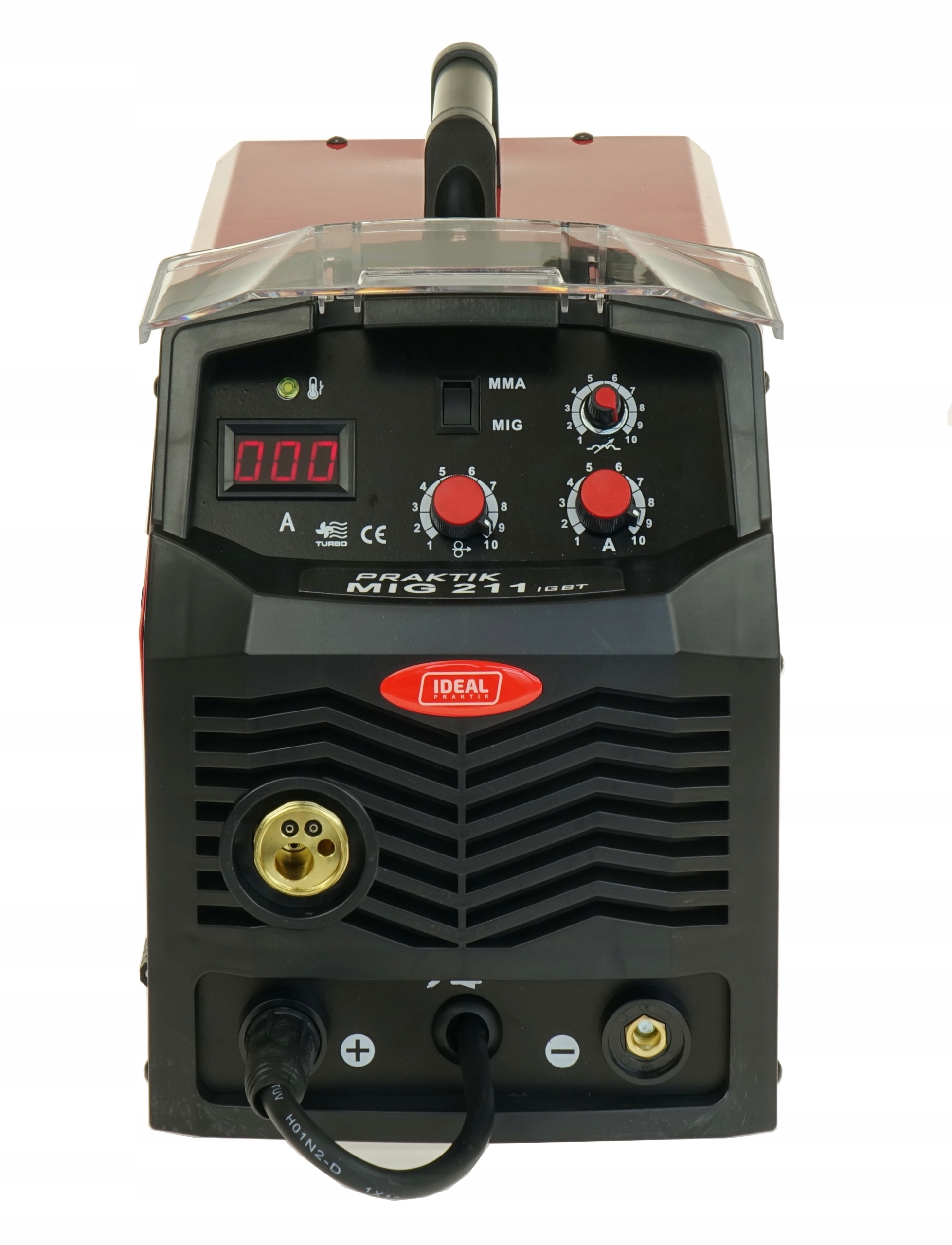Spawarka Migomat Ideal Praktik MIG 211 MMA Digital 3w1 FLUX Indukcyjność 1szt - obrazek 5