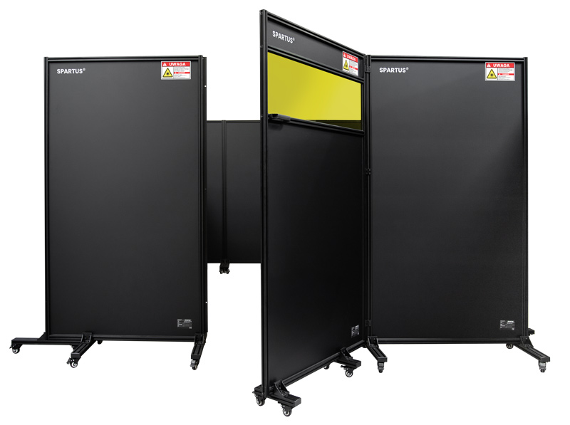 Drzwi kurtyna ochronna SPARTUS® PROTECT 1100x2000 mm do zabudowy laserowej - obrazek 5
