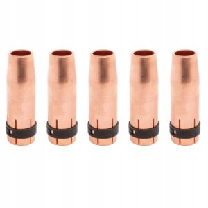 Stożkowa dysza gazowa MIG MAG fi 16 mm o długości 76 mm do uchwytów spawalniczych MB 401 i MB 501 SPARTUS NW51-50-160 zestaw 5 sztuk.