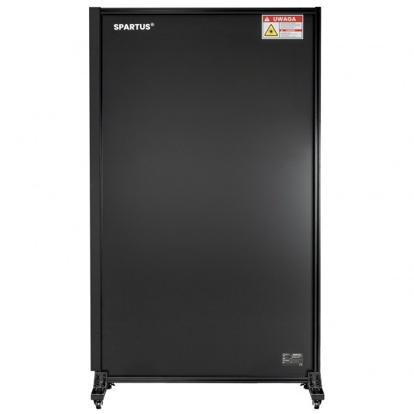 Drzwi kurtyna ochronna SPARTUS PROTECT 1100x2000 do stanowisk laserowych klasy 4