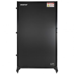 Drzwi kurtyna ochronna SPARTUS PROTECT 1100x2000 do stanowisk laserowych klasy 4