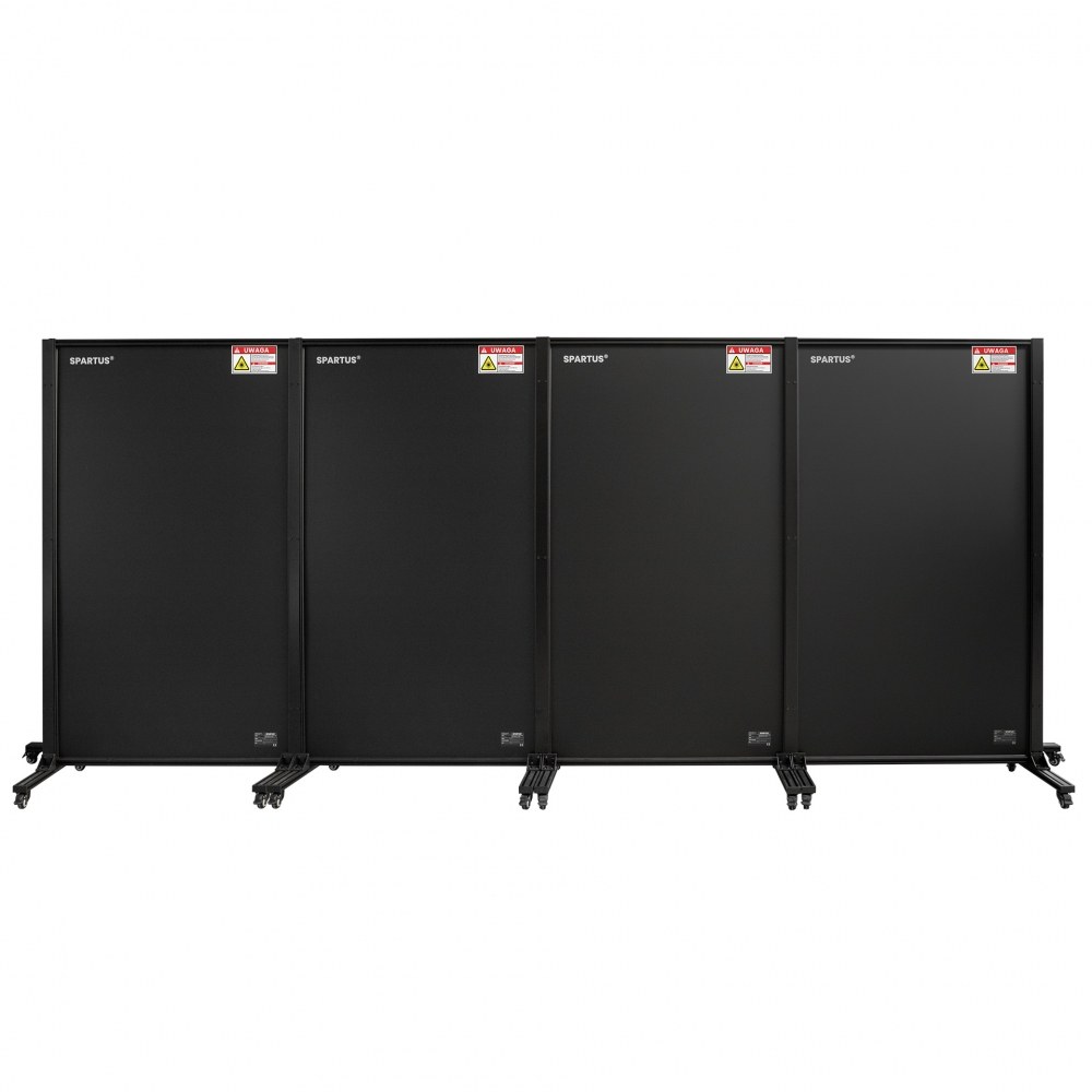 Zabudowa stanowiska laserowego SPARTUS PROTECT 4460x4400 z drzwiami i wizjerem