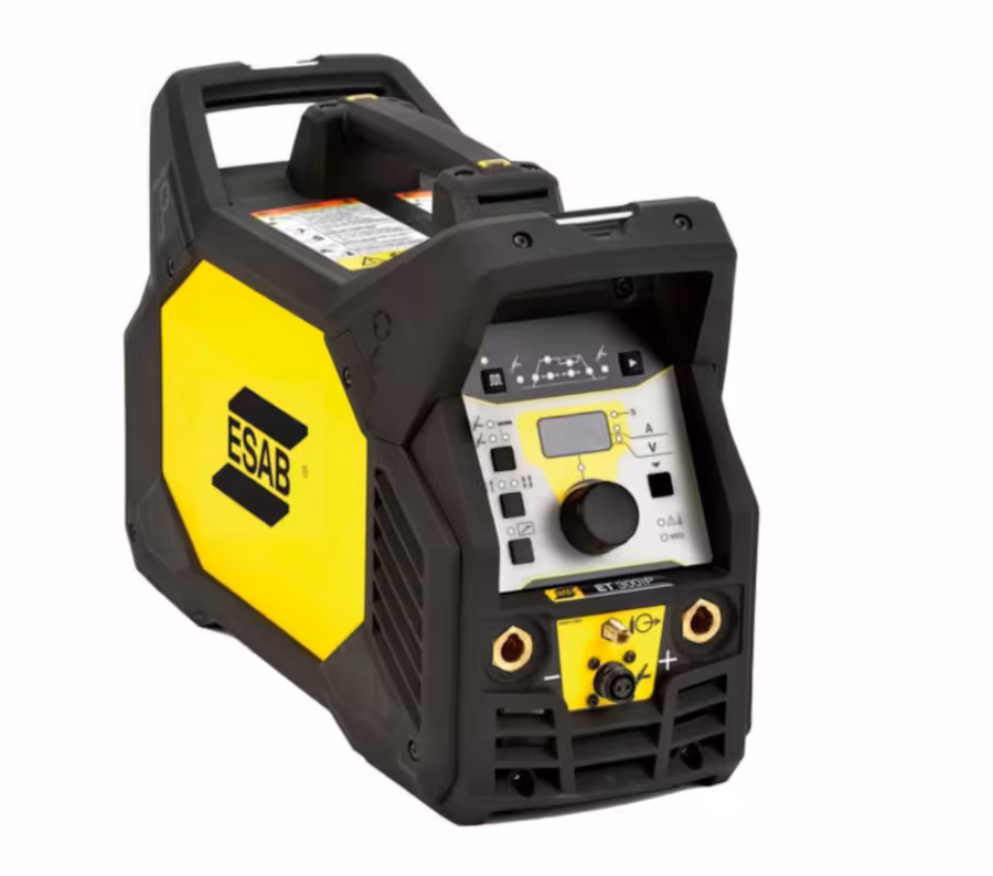 Spawarka inwertorowa TIG DC MMA ESAB Renegade ET 300iP widok z przodu maszyny spawalniczej.