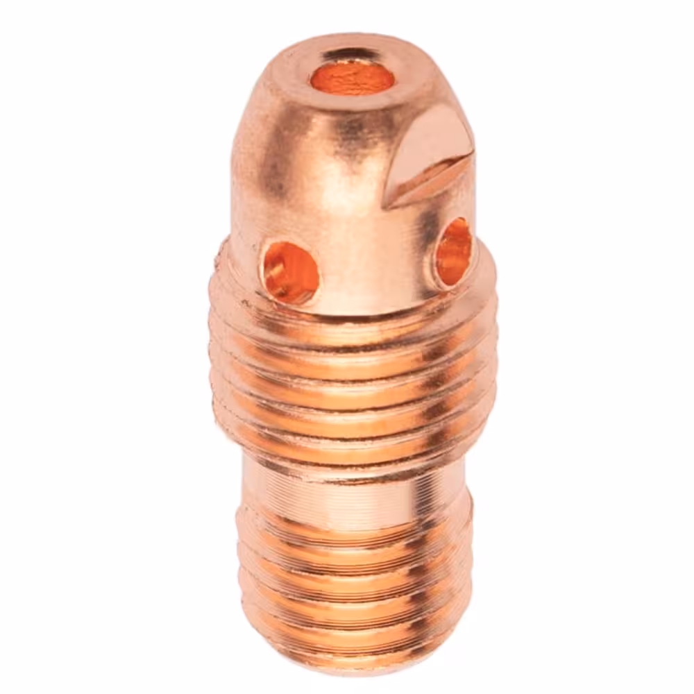 Mosiężne gniazdo tulejki zaciskowej 3,2 mm o długości 21 mm do uchwytu spawalniczego TIG 9 oraz 20.