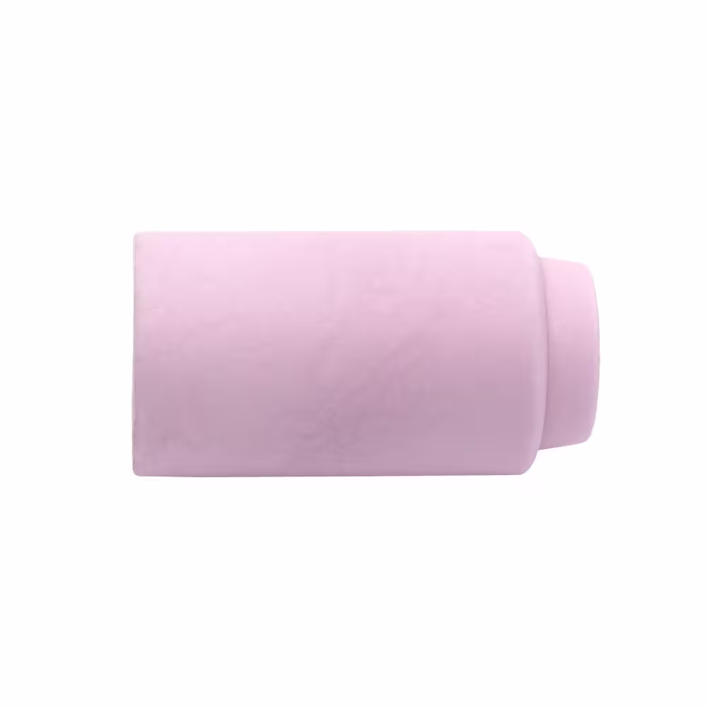 Różowa ceramiczna dysza gazowa rozmiar 7 do uchwytu TIG 9 i 20, długość 30 mm, średnica 11 mm.