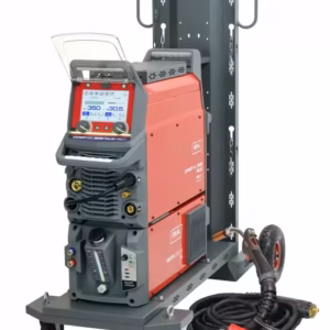 Spawarka inwertorowa EXPERT MIG 380W PULSE Pro7 LCD z chłodnicą na wózku transportowym i pełnym zestawem przewodów