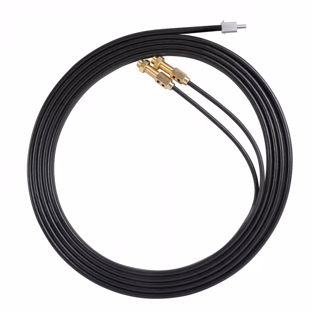 Podwójny stalowy powlekany prowadnik drutu 0.8-1.6mm 5m SP050-16-612 do podajnika spawarki laserowej