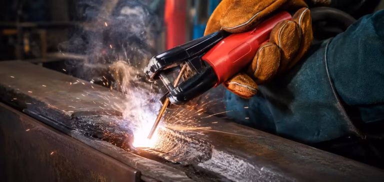żłobienie elektropowietrzne grubego metalu